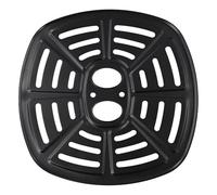 QOXEZY Plateau carré de rechange pour friteuse à air - 21,5 x 21,5 cm pour plaque noire durable pour accessoires de barbecue et utilisation en plein air