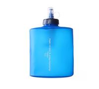 QOXEZY Poche à eau pliable légère pour l'extérieur - 1000 - 2000 ml - Bouteille souple en TPE/TPU de qualité alimentaire avec filtre de 0,01 µm, camping et randonnée (1000 ml)