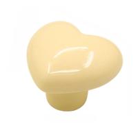 QOXEZY Poignée de placard en forme de cœur sans perçage | Ce bouton de poterie en forme de cœur offre un montage simple sans perçage pour rafraîchir vos tiroirs et placards sans