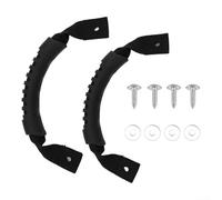 QOXEZY Poignée ergonomique tissée pour kayaks et canoës en caoutchouc et nylon, conçue pour ajouter ou remplacer des poignées sur bagages, valises et planches de surf (2 pièces)