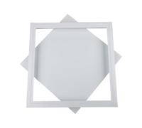 QOXEZY Porte d'inspection en aluminium galvanisé pour plafond ou mur | Cette trappe en alliage d'aluminium soudé offre une résistance et une capacité de poids exceptionnelles pour supporter des