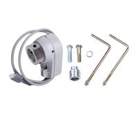 QOXEZY Positionneur d'aiguille externe pour machine à coudre industrielle, synchroniseur de moteur sans balais avec capteur en métal, argenté