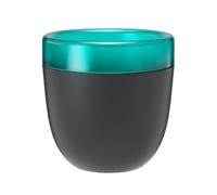 QOXEZY Pot de fleurs à arrosage automatique avec réservoir d'eau intégré - Pot de fleurs en ABS pour plantation sans terre ou traditionnelle, convient pour la maison, le jardin et le bureau (noir)