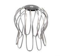 QOXEZY Protection de gouttière en acier inoxydable pour tuyau d'eau de pluie, toit et balcon, évite que les feuilles et les débris ne s'encrassent dans les canalisations du sol, installation facile