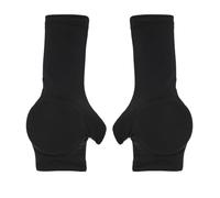 QOXEZY Protège-poignets de patinage à glace pour adultes - Protège-mains réglables en nylon avec rembourrage de paume absorbant les chocs, design unisexe pour patinage artistique (L)