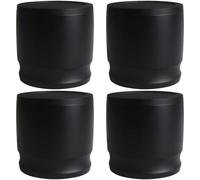 QOXEZY Récipient à marc de café pour systèmes de broyeur de 58 mm, récepteur en aluminium avec couvercle intégré, livraison directe pour un remplissage uniforme (4)