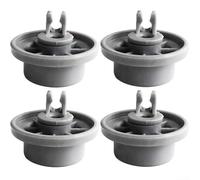 QOXEZY Roue inférieure pour panier de lave-vaisselle Bosch 420198, Kenmore, compatible avec 420198, 423232, pièce de rechange en plastique, montage facile