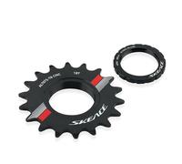 QOXEZY Roue libre à vitesse unique pour vélo, 14/15/16/17/18T, alliage d'aluminium 7075, usiné CNC, pièce de rechange filetée pour vélo