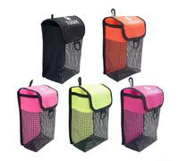 QOXEZY Sac de plongée en maille pour le rangement des PME et des accessoires, facile à utiliser avec fermeture à ruban adhésif (vert)