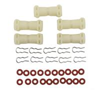 QOXEZY Saeco Kit de joints pour réservoir d'eau avec connecteur thermobloquant - Pièces de rechange pour cafetières entièrement automatiques avec kit de joint torique