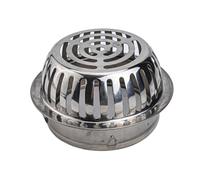 QOXEZY Siphon de sol en acier inoxydable pour toit - Idéal pour l'extérieur et la maison - En acier inoxydable 304 - Pour les zones à fort trafic (160 mm)