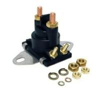 QOXEZY Solénoïde de démarreur pour équipement électrique extérieur - Compatible avec certains moteurs de tondeuse à gazon, OEM 18-5816/89-96054, pour support métallique durable