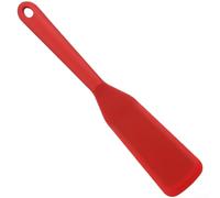 QOXEZY Spatule à omelette en silicone, design résistant à la chaleur pour poêle à frire, utilisation de cuisine, silicone, poignée ergonomique pour œufs, crêpes, sautés (rouge)