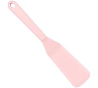 QOXEZY Spatule à omelette en silicone, design résistant à la chaleur pour poêle à frire, utilisation de cuisine, silicone, poignée ergonomique pour œufs, crêpes, sautés (rose)