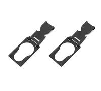 QOXEZY Support de bouteille de gaz extérieur - Crochet de serrage en acier pour camping et barbecue - Lot de 2 supports compacts pour bidon propane/butane