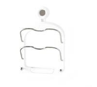 QOXEZY Support de couvercle de casserole pour rangement vertical de cuisine, montage à ventouse, design en U, plateau de gestion des gouttes amovible, pour couvercles de casseroles, ustensiles de