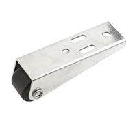 QOXEZY Support de porte de roulette monté sur le côté pour une utilisation en extérieur et en intérieur avec meubles et roulettes fabriquées à partir de bois et de caoutchouc robuste et sûr