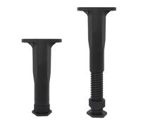 QOXEZY Support de poutre télescopique réglable en plastique pour salle de bain avec lit et poutre Taille 36 x 88 mm Fabriqué à partir de plastique et armoires de salle de bain (16,5 cm-28,5 cm)