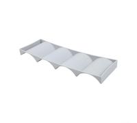 QOXEZY Support horizontal pour bouteilles de vin pour réfrigérateur ou comptoir, support horizontal pour canettes de bière, design stable et antidérapant pour un usage domestique, étagère de rangement