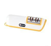 QOXEZY Taille-crayon électrique automatique sans fil, rechargeable et compact, pour couteaux de cuisine, ciseaux, outils d'extérieur (jaune)