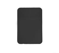QOXEZY Tapis en silicone multi-usage pour cafetières, accessoire de cuisine facile à nettoyer, protège les comptoirs de l'eau et des taches de café (noir)