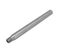 QOXEZY Tige d'extension en émeri avec filetage M22 pour forets diamantés, tuyau en acier résistant à l'usure pour MATRIX pour perçage de béton armé, argenté (300 mm)