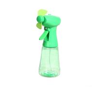 QOXEZY Ventilateur brumisateur portable avec pulvérisation d'eau - Refroidissement rechargeable pour voyage, réservoir de 500 ml, brume réglable et ventilateur pour l'été, l'extérieur, le bureau (vert