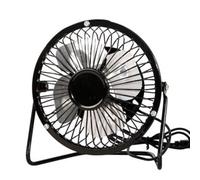 QOXEZY Ventilateur de bureau USB rotatif à 360° de 10,2 cm, portable | Le design pliable et léger permet à ce ventilateur USB de ranger un sac ou un tiroir lorsqu'il n'est pas utilisé.
