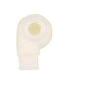 QOXEZY Vortex Buse d'égouttement en ABS avec motif de pulvérisation conique creux, angle réglable de 90° à 120°, tête de pulvérisation d'irrigation blanche de 70 mm pour systèmes d'égouttement de