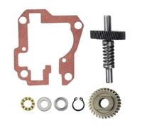 QOXEZY Worm Gear W11086780 Pièce de rechange pour batteurs sur socle - pour construction métallique durable, ensemble de composants de turbine 9 x 6 x 5 cm