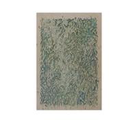 QOYVG Groene 3D-textuurschildering, Salie Groene Abstracte Kunst, Groen Mes Schilderij Poster sur toile Décoration murale Impression Tableaux 60 x 90 cm