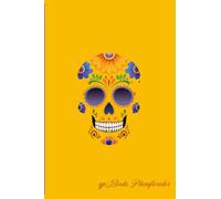 qp Books Planificador: Portada de libro de calavera mexicana, Planificador, personalizable y diseñado con ejemplos e ideas para ayudarle mejor en su vida diaria. edición de halloween