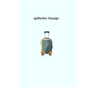 qp Books Voyage: Couverture de livre imprimée bagages, Idéal pour les voyageurs et les randonneurs. Collectionnez et immortalisez vos moments memorables avec des timbres et des autocollants.