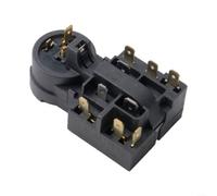 QP3-12A Relais de démarrage de compresseur pour réfrigérateurs Haier - Relais de démarrage PTC et pièce de rechange de protection contre les surcharges - Kit de réparation en métal en plastique pour