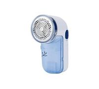 qp398n-aspirateur à peluches avec lames en acier inoxydable, de design compact et léger, couleur blanc et bleu
