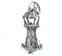 QP3D - Clocher fantastique Terrain Beffroi pour table et RPG 28-32 mm Miniatures Wargame Props DND D&D, impression 3D et peut être peinte