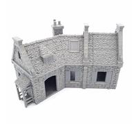 QP3D - Maison européenne historique - Terrain de guerre de 28 mm à 32 mm pour batailles napoléoniennes et dioramas - Maquette du XVIe au XIXe siècle (échelle de 28 mm)