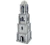 QP3D - Tour de Bataille Ruinée, Paysage de Terrain 28-32 mm pour Wargames et RPG, Accessoires DND, D&D, Jeu de Société, Impression 3D