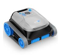 QP5 NIXBOT QP5 Robot Nettoyeur de Piscine Système de Turbine à Double Moteur pour Piscines Hors Terrain et Creusées avec Climing Mural et Technologie de Navigation