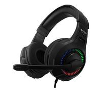 QPAD QH25 Gaming Micro-casque supra-auriculaire filaire 7.1 Surround noir, RVB