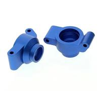 QPAJWAKS Metal Steering Blocks Caster Blocks C-Hubs Stub Axle Carriers 8937 8932 8952 for Traxxas MAXX WideMaxx 1/10 RC Car Upgrade Parts(Blau)