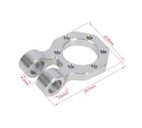 QPAJWAKS Pare-Chocs modulaire en Aluminium, Guide-câble réglable for châssis LCG 1/10 RC Crawler SCX10 Pro TRX4 Sport Power Wagon Body Comp Builds(White)