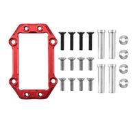 QPAJWAKS T89C Ensemble de support servo de direction en métal pour ARRMA 1/8 KRATON 6S Outcast Senton Talion RC Pièces de mise à niveau de voiture, 1