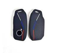 QPDDFG Coque de Clé pour BMW X1 U11 2022 2023, Coque Clé Porte-clés Coque de e Voiture Protecteur de e Voiture Télécommande Boîtier de Black2