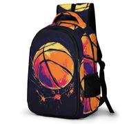 QPIRINMEX Basketball Cartables D'école Imprimés En 3D Sacs À Dos Pour Enfants Sac D'école Pour Garçons Filles Élémentaire Et Moyen 17pouce