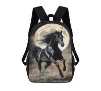 QPIRINMEX Beau Sac À Dos D'école De Cheval Le Sac De Voyage Cartable Animaux D'enfants De Filles De Garçons Saison Scolaire