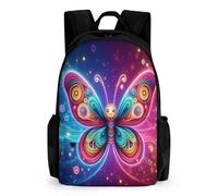 QPIRINMEX CArtable Garçon CP Mode CArtable Beautiful papillon Filles Sacs D'école Scolaire Pour Ado Enfant Sac A Dos Pour Ordinateur Portable Loisir De Voyage