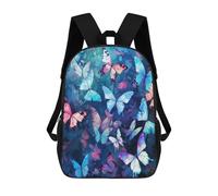 QPIRINMEX Cartable Garçon CP Mode Cartable papillon Filles Sacs Colour D'école Scolaire Pour Ado Enfant Sac A Dos Pour Ordinateur Portable Loisir De Voyage