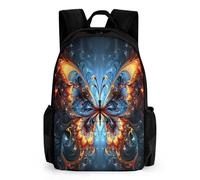 QPIRINMEX CArtable Garçon CP Mode CArtable papillon Filles Sacs Couleur D'école Scolaire Pour Ado Enfant Sac A Dos Pour Ordinateur Portable Loisir De Voyage