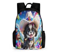 QPIRINMEX Cartables Terrier blanc des Highlands de l'Ouest Pour Enfant Sacs Scolaires Filles Garçons Sac À Dos Chien Scolaires Sac D'école Pour Fille Fils Outdoor Voyage École Daypacks